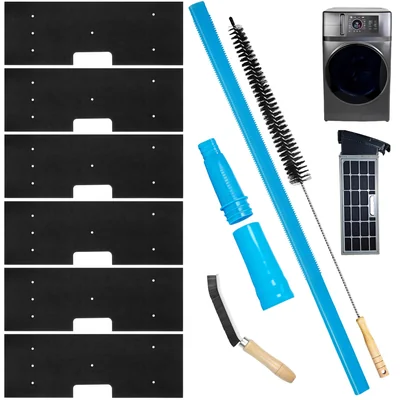 Kit De Limpieza Pokshow Para Combo Lavadora-secadora Ge 9 Piezas - Venta Internacional.