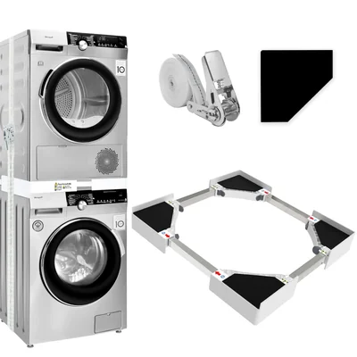 Kit De Apilamiento Para Lavadora Y Secadora Kiss Core Ajustable 29 Pulgadas Universal - Venta Internacional.