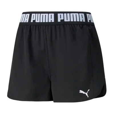 Short Puma Train Strong para Mujer 521806-01 Negro