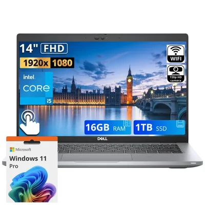 Portátil empresarial Dell Latitude 5420 de 14" Full HD táctil i5 16 GB 1 TB
