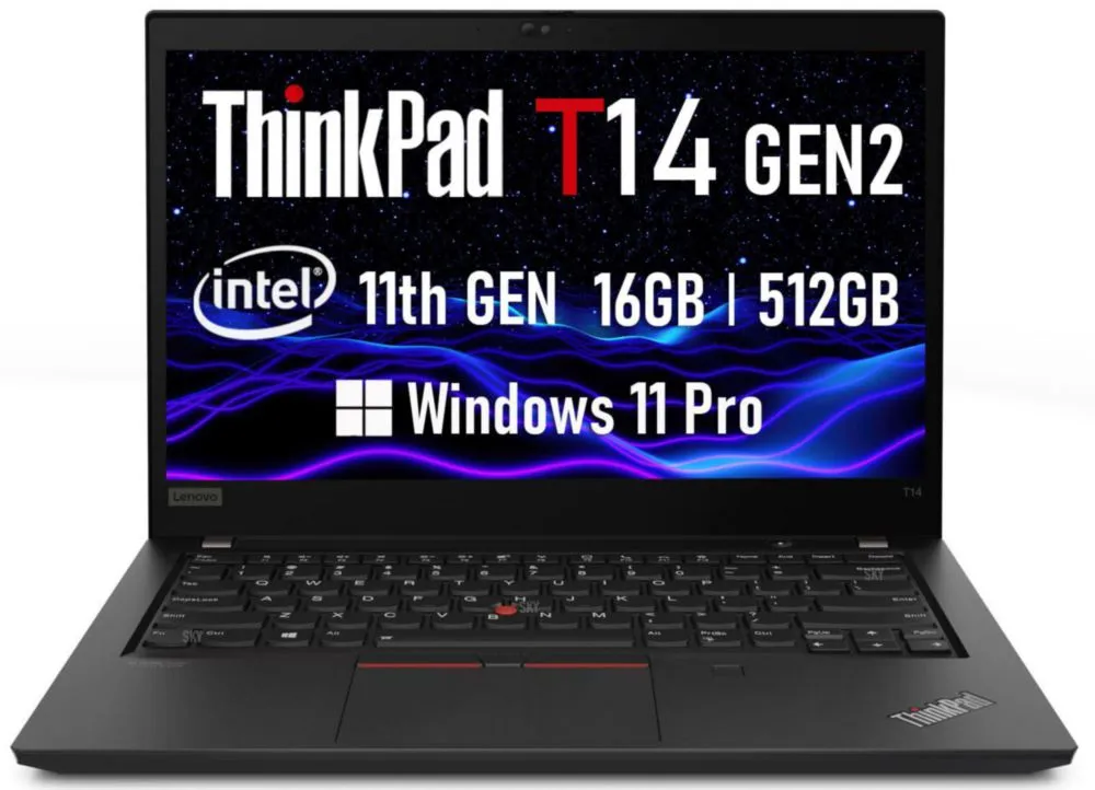 Portátil Lenovo ThinkPad T14 Gen2 14" 16 GB 512 GB SSD (Reacondicionado Grado A)