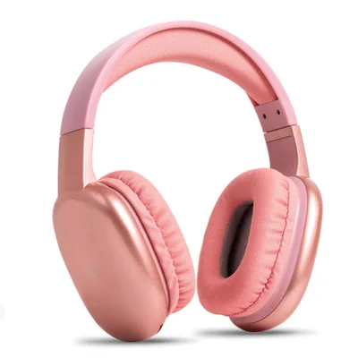 AUDIFONOS STF AURUM TIPO DIADEMA CON BLUETOOTH ROSA