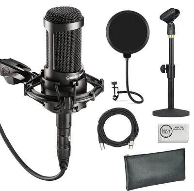 Micrófono Audio‑Technica AT2035 Cardioide (Paquete de 4 Artículos)