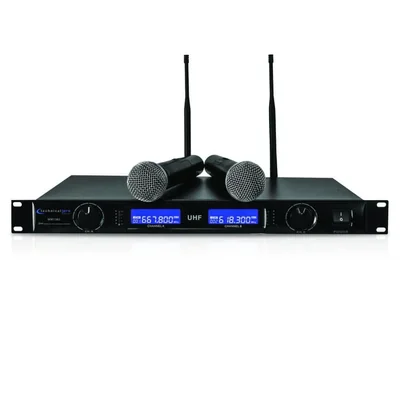 Sistema de micrófono inalámbrico Technical Pro Dual UHF
