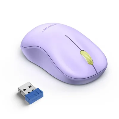 Ratón inalámbrico TECKNET 2.4GHz ambidiestro silencioso