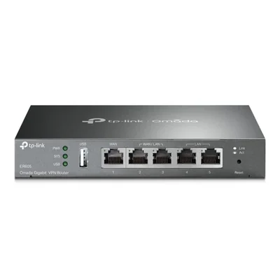 Enrutador VPN Gigabit con cable TP-Link ER605 V2 con 3 WAN + 1 USB WAN