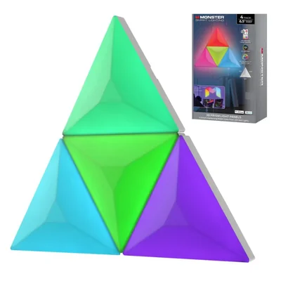 Luces LED de Pared Monster 3D RGB+IC (Pack de 4)