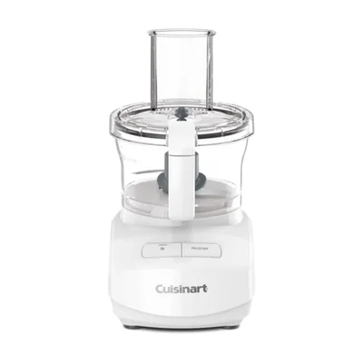 Procesador de alimentos Cuisinart diseño elegante de 7 tazas blanco con cuchilla