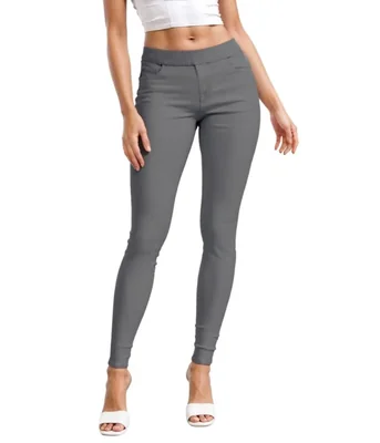 Pantalones Hybrid & Company XL Largo Carbón Pull-On