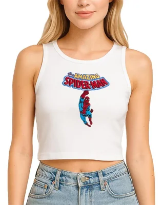 Top Corto Gráfico para Mujer Marvel Spider-Man XL