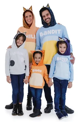 Sudadera con capucha Bluey Mom forro polar talla pequeña