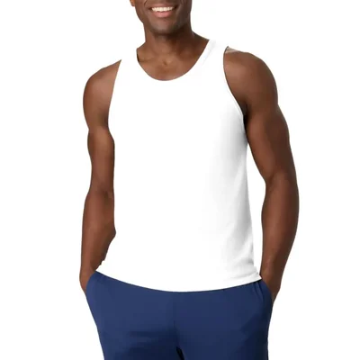 Camiseta sin mangas Hanes pack de 2 blanca talla S EE. UU.