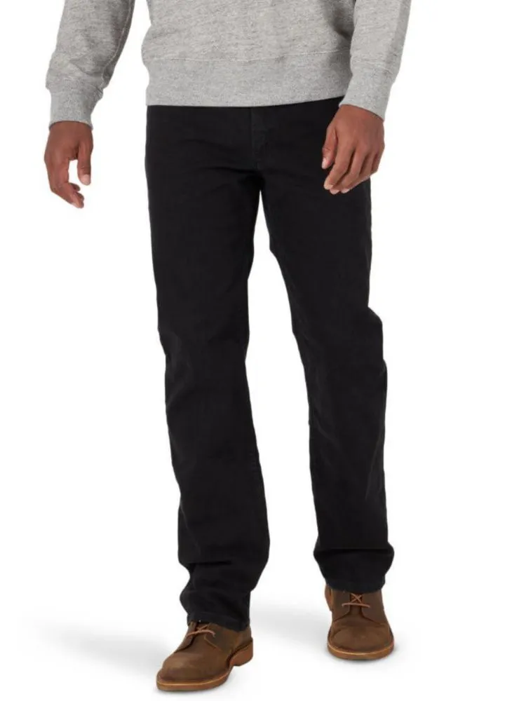 Jeans Wrangler 46W x 81 cm Corte Regular Negro