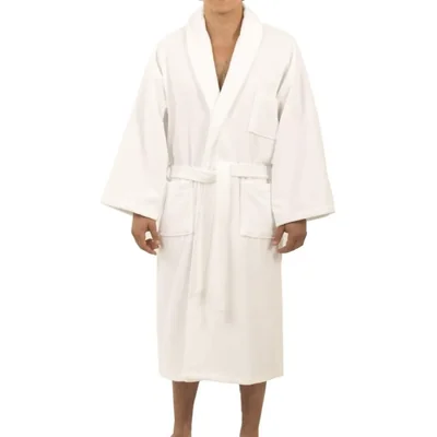 Bata de baño Alpine Swiss de algodón XL-XXL blanca súper absorbente