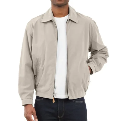 Chaqueta de Golf London Fog para Hombre Cierre Frontal Color Auburn
