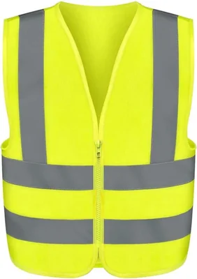 Chaleco de Seguridad NEIKO Clase ANSI 2 Amarillo Neón Talla Mediana (M)