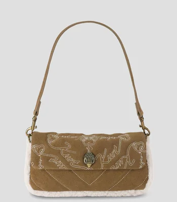 Bolsa en Piel Pickle Shoulder Sólido Mujer