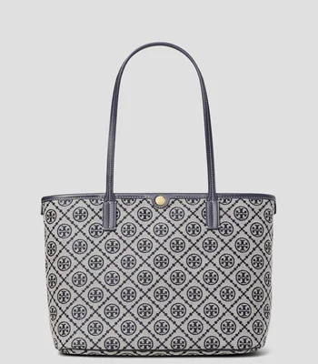 Bolsa pequeña con cremallera y monograma T