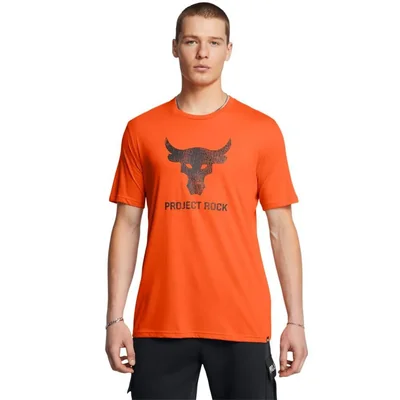 Camiseta Under Armour Project Rock 3XL Naranja