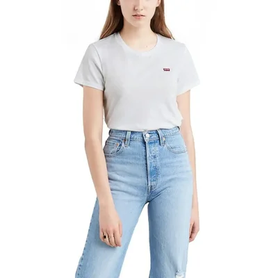 Remera Levi's Perfect Crewneck Blanca Talle XX-Large
