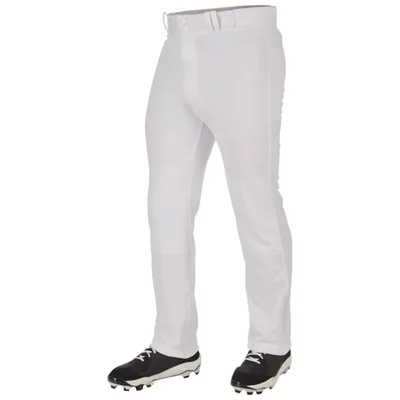 Pantalones de béisbol CHAMPRO Talla S Blanco con parte inferior abierta