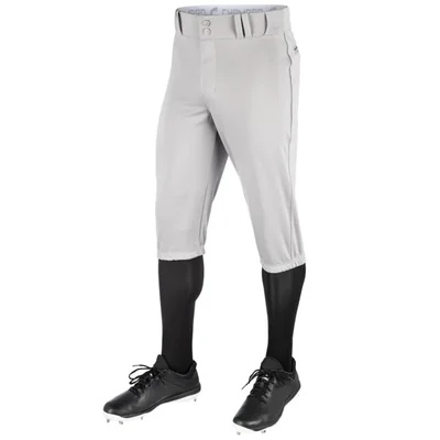 Pantalones tipo knicker de béisbol CHAMPRO talla S gris