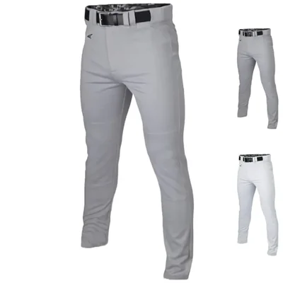 Pantalones de béisbol Easton gris talla mediana largo completo