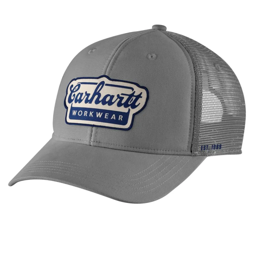 Gorra Carhartt con parche Script color acero talla única