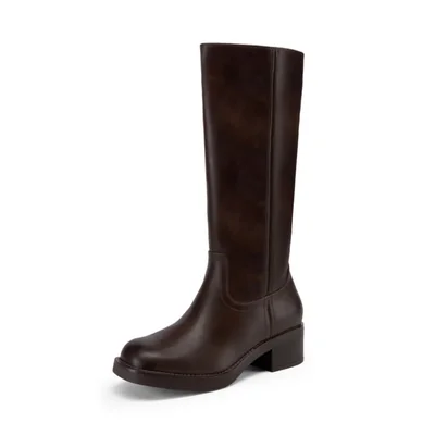 Botas DREAM PAIRS hasta la rodilla 7.5 marrón oscuro