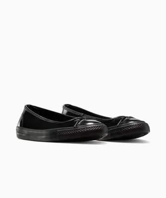 Tenis Converse Dainty Ballerina Negros Slip On de Piel para Mujer