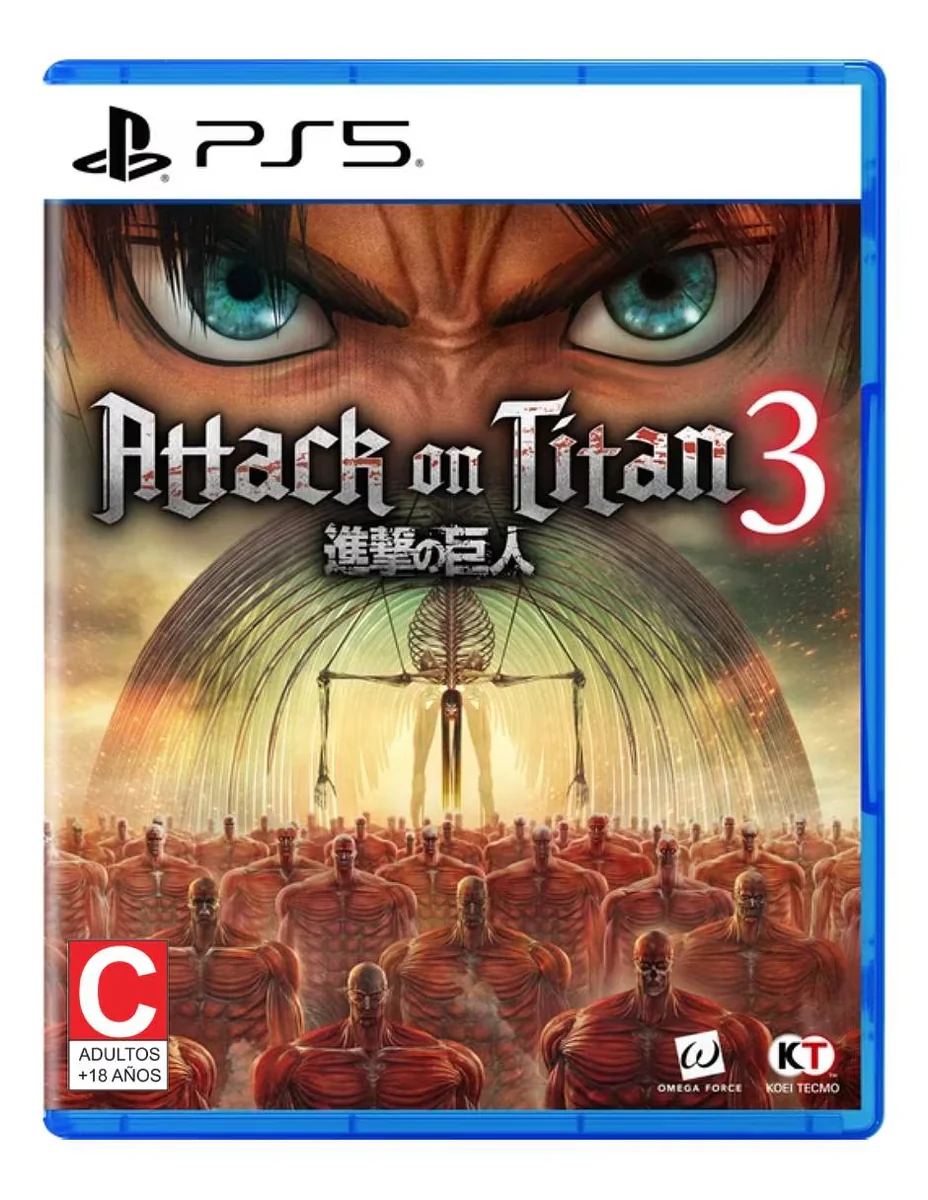 ATTACK ON TITAN 3 PS5 Estándar para MultiplataformaVaD