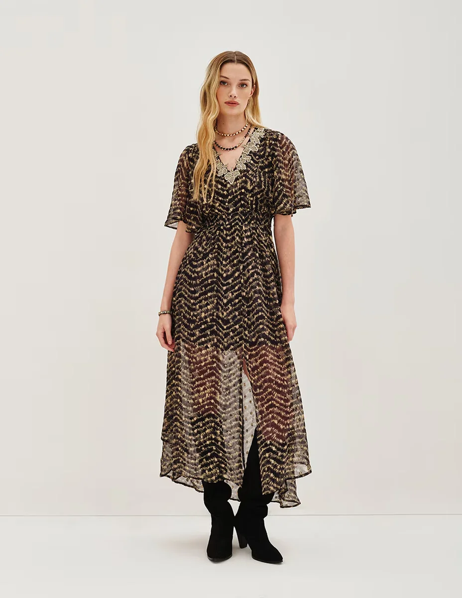 Vestido largo casual para mujer