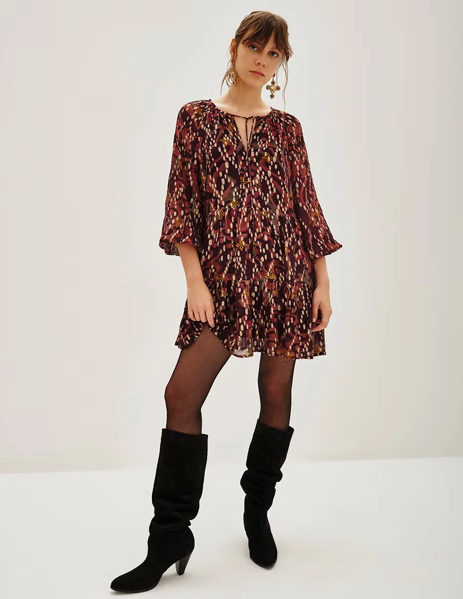 Vestido corto casual para mujer
