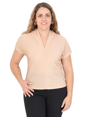 Blusa grupo celina manga corta para mujer