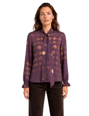 Blusa cleo manga larga para mujer