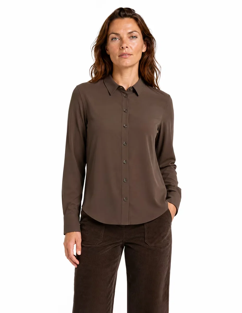 Blusa cleo manga larga para mujer