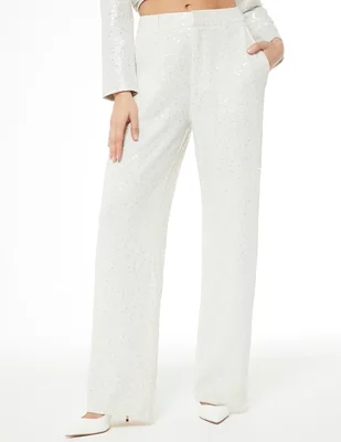 Pantalón golden glow recto para mujer