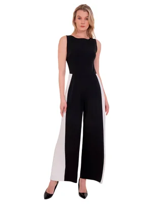 Jumpsuit casual estampado bloques de color para mujer