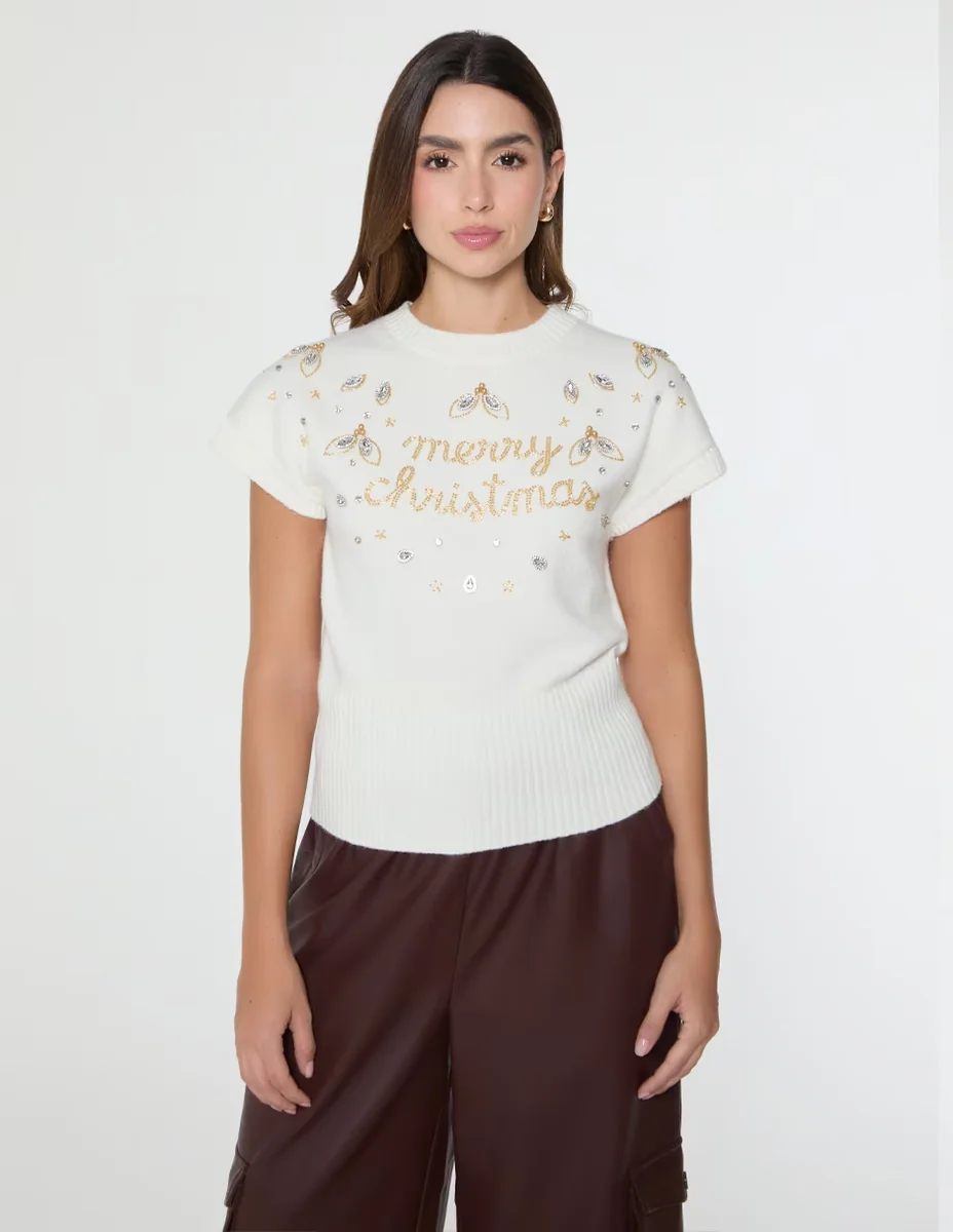 Chaleco de acrílico para mujer