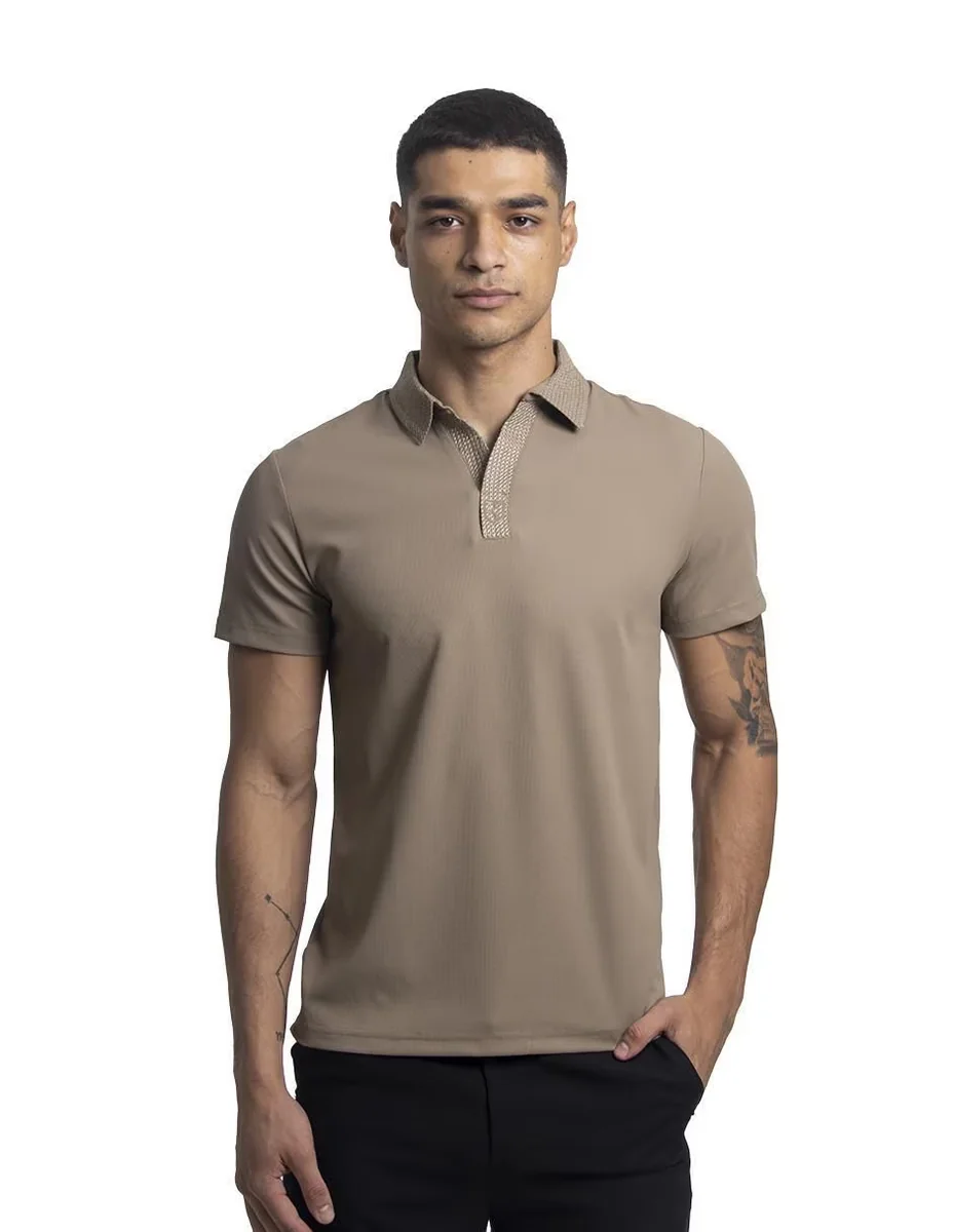 Playera cuello polo para hombre