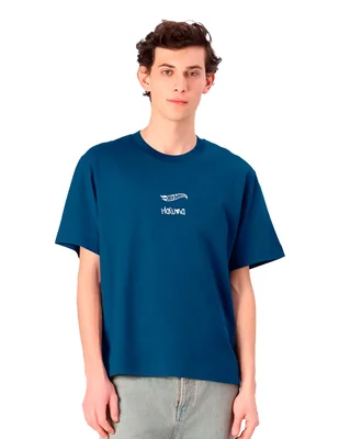 Playera hot wheels x maluma cuello redondo para hombre