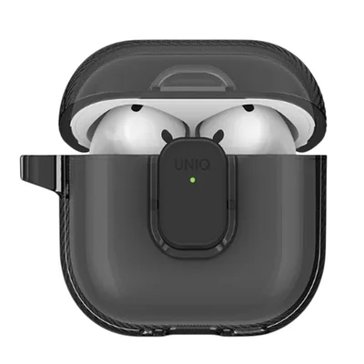 Funda Uniq GlasePro AirPods 4 Humo