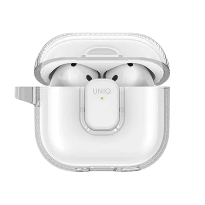 Funda Uniq GlasePro AirPods 4 Transparente