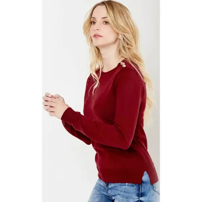 Sueter abrigadora dama rojo Sao Paulo modelo I316