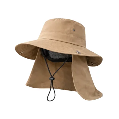 Sombrero Sol Pescador Unisex Camping Caqui