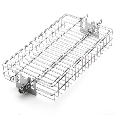 Cesta Giratoria Universal Turbro Acero Inoxidable Para Parrilla - Venta Internacional.