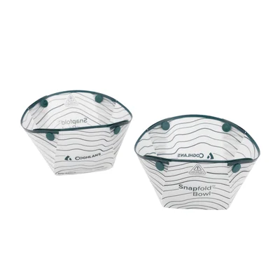 Snapfold Bowls Coghlan's  Paquete De 2 Unidades  Plegables Y Livianos - Venta Internacional.