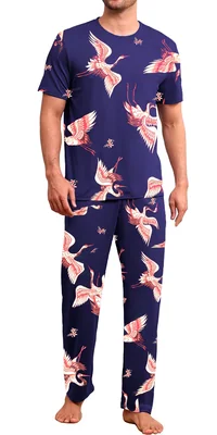 Pijama Conjunto Elegante Shendy Vendy Azul para Hombre