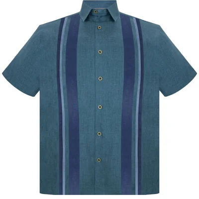 Camisa Regular Fit G Candila New Comofort Petroleo Manga Corta para Hombre