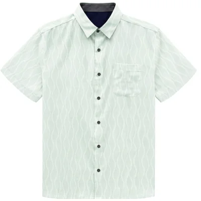 Camisa Regular Fit New Comfort Verde G Candila Manga Corta para Hombre